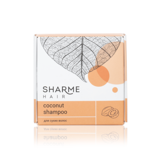 Натуральный твердый шампунь Sharme Hair Coconut (кокос)